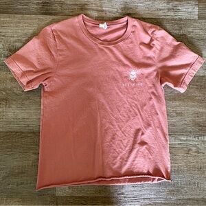 Pink Short Sleeve Graphic Tee Bee Kind